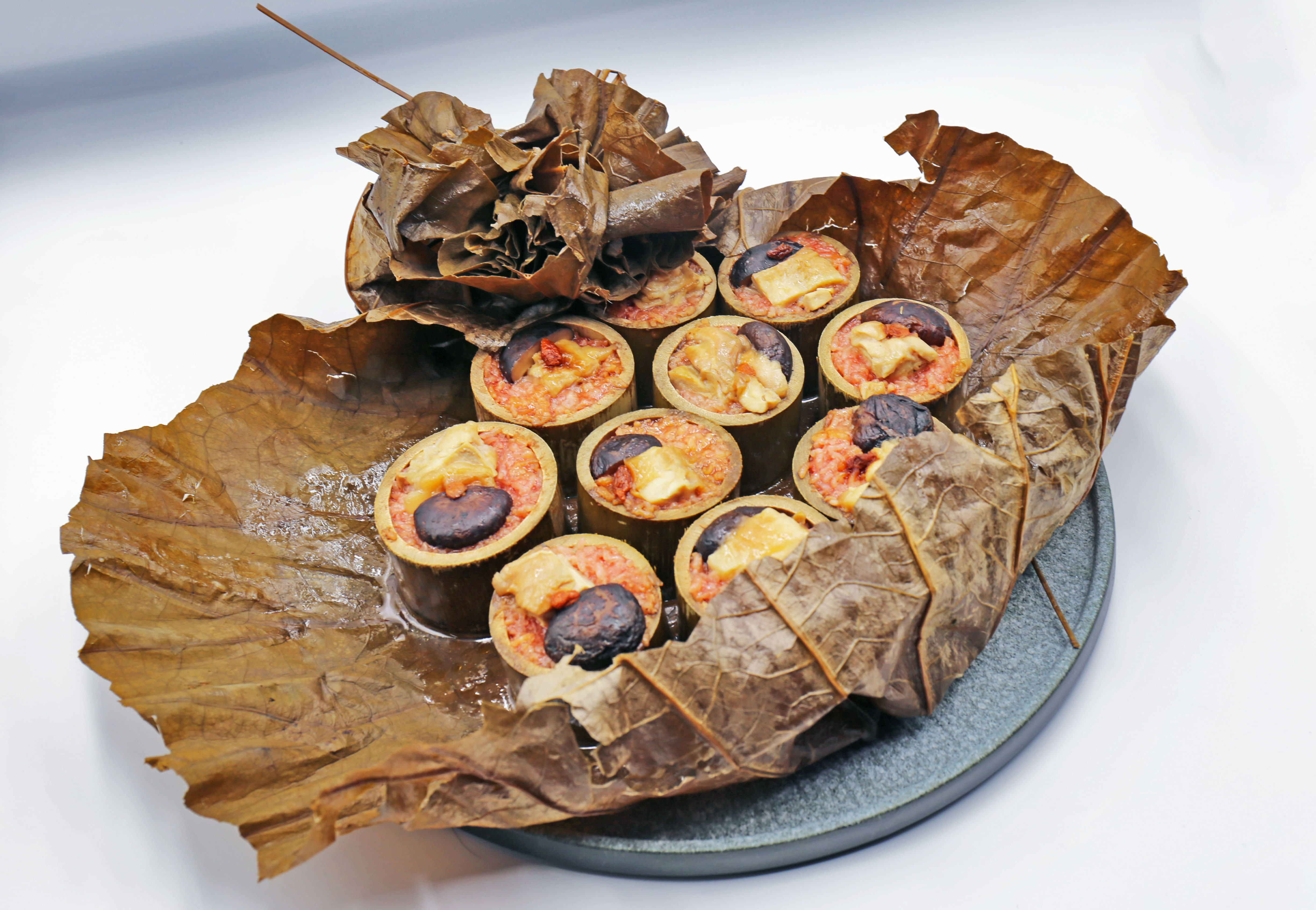 紅麴麻油雞米糕